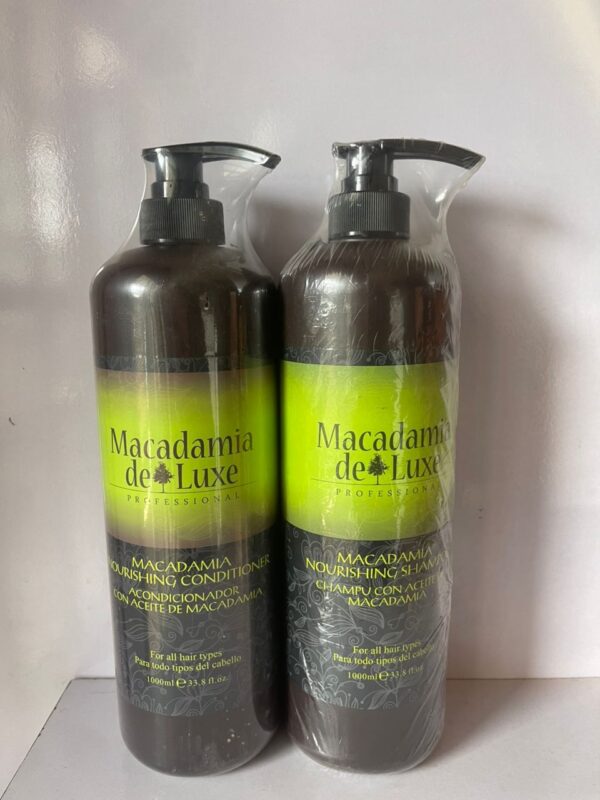 Macadamia deluxe shampoo and conditioner