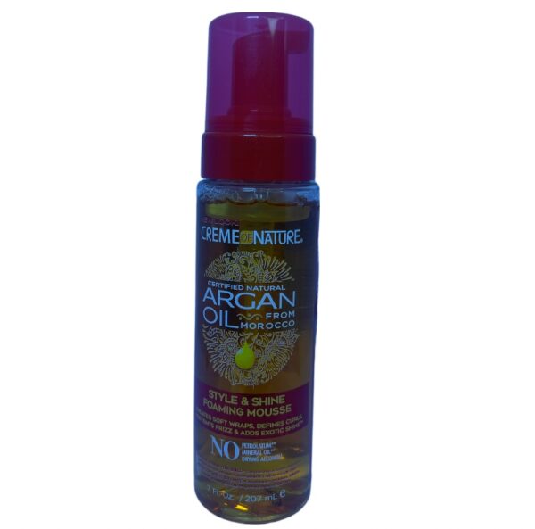 Creme Of Nature Argan Oil Style and Shine Foaming Mousse