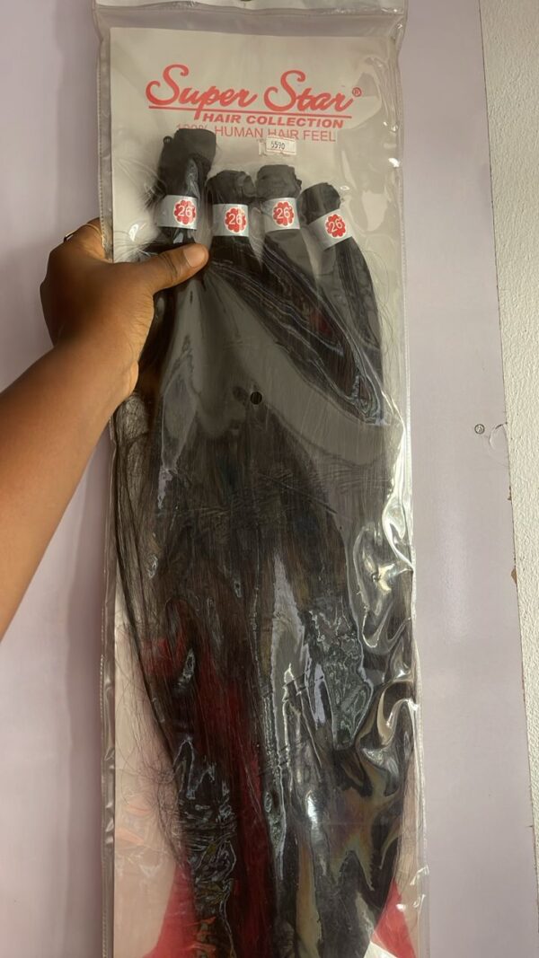 Super stair satin straight hair Color 2