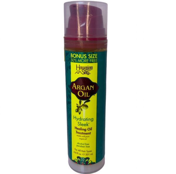 img_2018 Hawaiian Silky Argan Oil Hydrating Sleek Healing Oil Treatment – Moisturizing Hair Oil for Dry & Damaged Hair, Anti-Frizz, Shine Booster, For All Hair Types