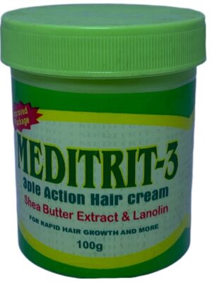 img_2189 Meditrit-3 Action Hair Cream – Shea Butter & Lanolin – 100g