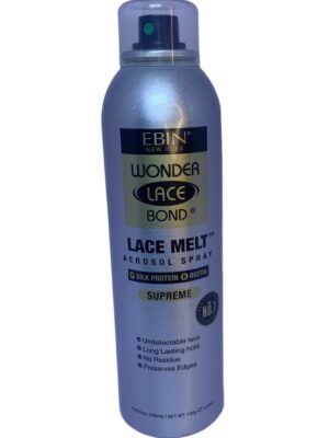 img_2543 EBIN NEW YORK Wonder Lace Bond Melt Aerosol Spray, Edge Safe, 6.08 Fl Oz | Silk Protein & Biotin, Extra Firm Hold Wig Adhesive Spray, Humidity Resistant, No Residue, Natural Hairline