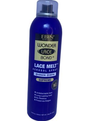 img_2545 EBIN NEW YORK Wonder Lace Bond Melt Aerosol Spray, 6.08 Fl Oz | Extra Firm Hold, Lace Melting Spray With Keratin & Biotin, Humidity Resistant, Edge Safe, Natural Hairline