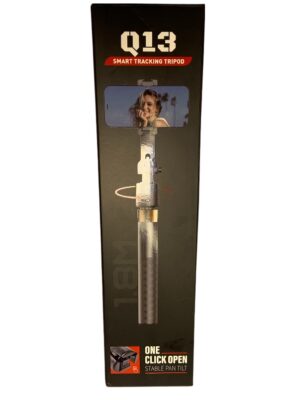 Q13 Smart Tracking AI Powered Face Recognition Tripod ( 6ft Tall ) - 360° Auto Follow Mode, Phone Holder with Remote Control.