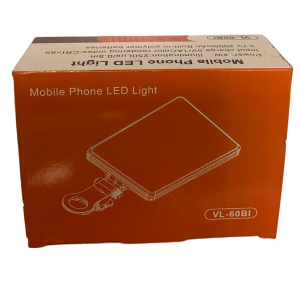 Mobile Phone Led Influencer Light Rechargeable 3 Mode Color
